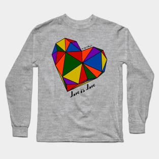 Love is Love LGBTQ Heart Long Sleeve T-Shirt